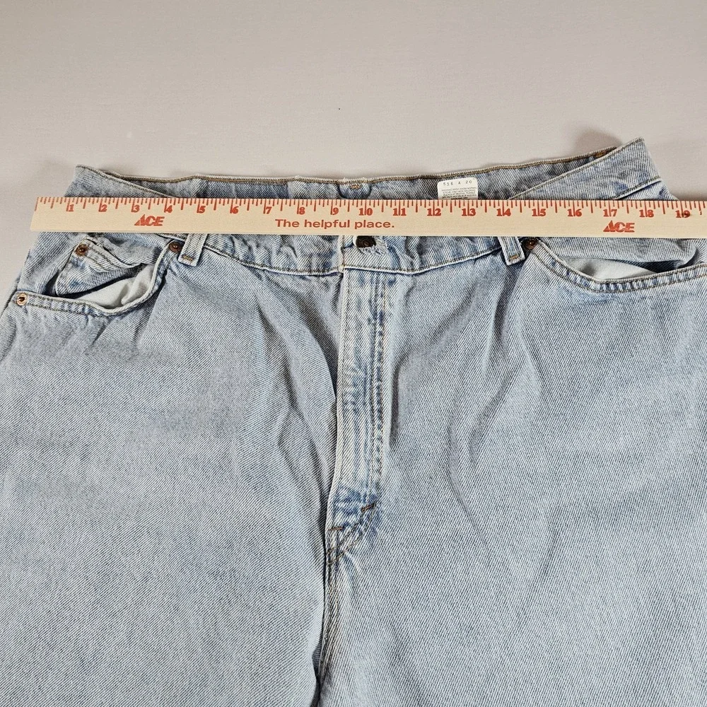 Vtg Levi Orange Made In USA Tab 9922 Tapered Fit Size 20 MED Women's Jeans *READ